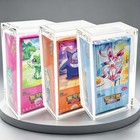 Pokemon Chinese Gem Pack Booster Box Acrylic Display Case With Magnetic Lid