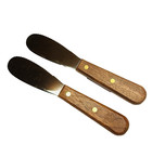 Dexter Russell Lot Of 2 Serrated Spreader Semi Flex Stainless Wood New Blemish