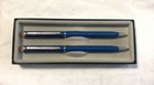 Vintage Quill Set Of 2 Pen And Mechanical Pencil 3m Logo Blue