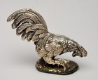 925 Sterling Silver Cock Rooster Figurine Statue  combined Shipping 
