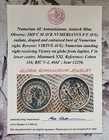 Genuine Ancient Roman Coin Emperor Numerian 925 Solid Silver Necklace With Coa 