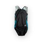 Gk Elite - Cl Child  - Missing Tag - Black Teal Blue Leotard - See Measurements