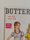 Butterick 5632 Dress Drop High Waist Sewing Pattern Ladies 12 Uc Vtg 70s Keyhole