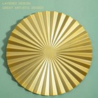 Botaoyiyi Gold Wall Art Set Of 6  Gold Wall Decor  Metal Modern Accent Large