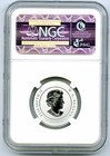 2014  20 Canada Silver Bobcat Lynx Ngc Sp70 First Releases Blue Label 1 4 Ounce