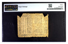 1776 Continental Currency Four Dollars  4 Fr cc-26 Pmg 15 Detail Paper Damage
