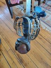 Scottish Basket Hilt Sword Glass  Hilt Fantasy Gargoyle 41  Bells Belt 