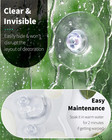 30 Pack Suction Cups For Glass  Small Rubber Suction Cups For Home Kitchen Bathr