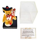 World Of Miniature Bears Howdy Mohair Bear With Hobby Horse Becky Wheeler Signed