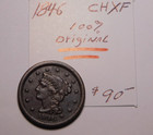 Gorgeous 1846 U s  Large Cent Ch Xf                   Only  39 00                   