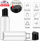 5 Pack 3 4 Oz Travel Bottles For Toiletries Tsa Approved Leakproof Plastic Empty