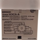 Lot Of 3 Omron H3ca-a Solid-state Digital Timer  0 1s- 9990hr 240vac dc 1 16 Din