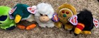Puffkins Lot Vintage Roswell  Dillard  Tricky  Spice  Tiki