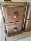 Singer Treadle Sewing Machine Wood Drawers With Frames - Dark Wood