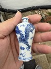 Wonderful Antique Porcelain Snuff Bottle Dragon