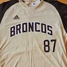Western Michigan Broncos Ncaa Adidas Men s Baseball Jersey  87 Size 46 