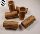  5  Lincoln Wheat Cent Sealed 25c Half Roll Lot   Federal Reserve Bank Chicago