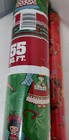 2 Nip 80 s Vtg Christmas Gift Wrapping Paper Rolls 55 Sq Ft  
