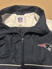 New England Patriots Jacket Mens Xl Blue Nfl Football Windbreaker Lightweight