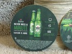 20 Beer Coasters 2015 Heineken Open Your World Soccer Is Here G758