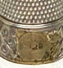 Antique Art Deco John Sherwood  Thimble Sterling Silver  12