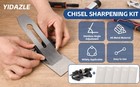 Chisel Sharpening Kit Honing Guide   5 Diamond Sharpening Stones  Adjustable
