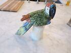 Stone   Mineral Carved Parrot Bird Statue
