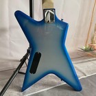Unique Gift Blue Electric Bass Guitar Basswood Body Maple Neck Ss Pickups Fast