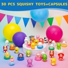 30 Packs Squishy Animals With Capsules  Slow Rising Stress Relief Toys  Party   