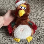 Lot Dandee Animated Musical Christmas Turkey Plush Deck The Halls Singing Works