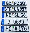 Original German License Plate Audi Bmw Mercedes Benz Porsche Vw Fiat Mini Volvo