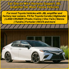 New Car Stereo Radio Power Harness Cable Wire Adapter Support Jbl Amp For Toyota