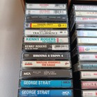 Vintage Lot Of 24 Old Country music Cassette Tapes W  Vintage Cassette Tape Case