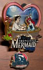 Dl Ariel And Prince Eric The Little Mermaid 15th Anniversary Disney Pin Le 1500