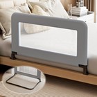 Toddler Bed Guard Rail For Baby - Sturdy Metal Safety Rail For Twin  48 Inch