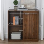 Mid Century Modern Sideboard Sliding Door Storage Cabinet Dining Buffet
