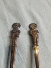 Vintage 1960s Silver Plate Campbell   s Soup Kids Boy   Girl Character Spoon Set