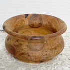 Vintage Hand Turned Wooden Bowl Small Made In Sweden Signed Swedish Nordic