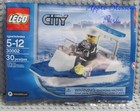 New Sealed Lego Polybag Minifig Police Speed Boat   Policeman -city Set 30002