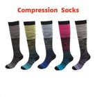 5pairs Women Men Compression Stocking Knee High Graduated Support Socks S m-l xl