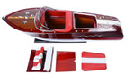 Rc Ready Riva Aquarama Speed Boat Wooden Model 35  Mahogany Runabout