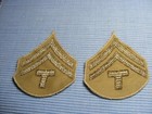Vintage Ww2 Us Army Air Force Tech 5 Corporal No Glow Patch