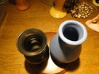 3 25  Prinknash  England   4  Padre  Calif  2 Small Pottery Vases  Exc  Cond 