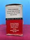 Rare Vintage Lux Marine Accessary Clock No  4500-1-13 Nos