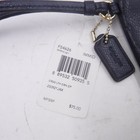 Nwt Genuine Coach F54626 Crossgrain Leather Cornerzip Wristlet  Midnight