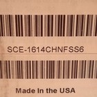 Saginaw Sce-1614chnfss6 316ss Chnf Enclosure  16 13x14x6in  Nema 3r 12 4   4x