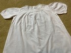 Antique Edwardian Baby White Batiste French Dress Handmade Embroidery France