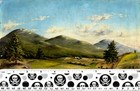 N E Cornwall  us 19c  Oil Painting Antique 124032