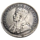 1929 Canada Quarter 25 Cent King George V 5 Silver Coin  Ngs065