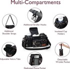 Universal Stroller Organizer 2 Insulated Cup Holders Zippered Pocket